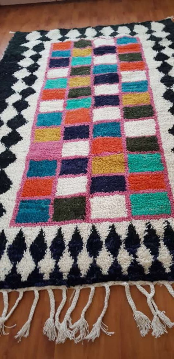 Image 1 of Handgeknoopt Berber kleed wol 235x158cm
