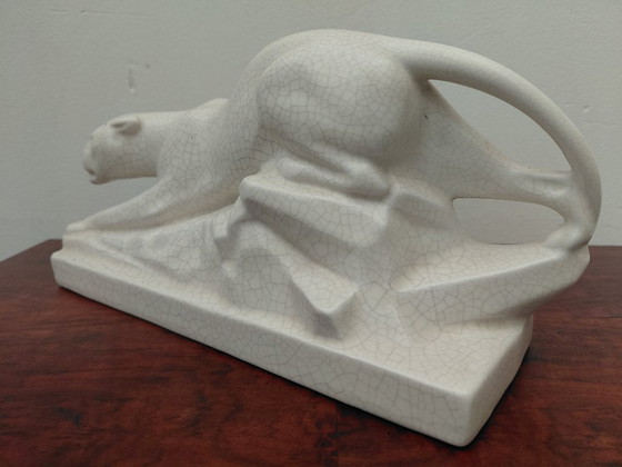Image 1 of Panther keramiek, Art Deco