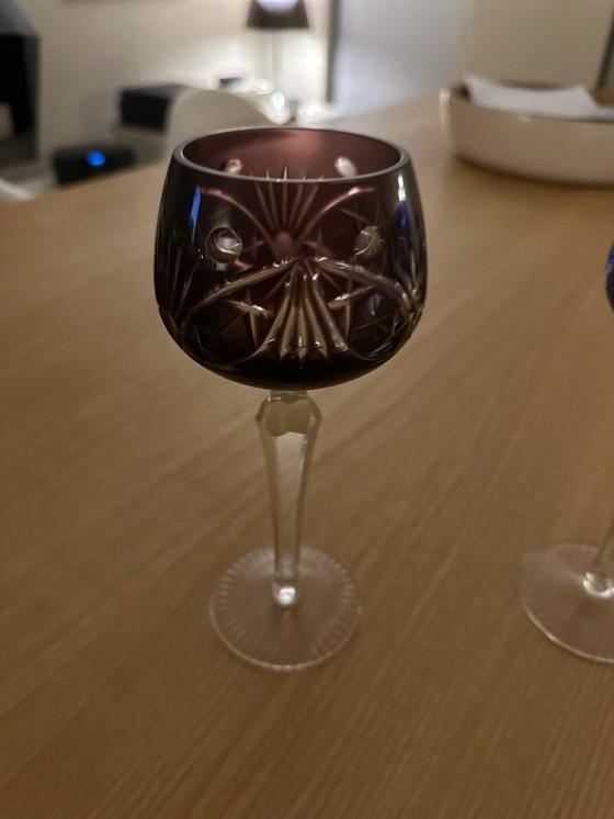 Image 1 of Verres à vin colorés