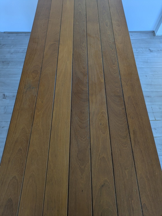 Original Jan Des Bouvrie Dining Table Gelderland Cherry Wood - XL 250cm (photo 4 of 6)