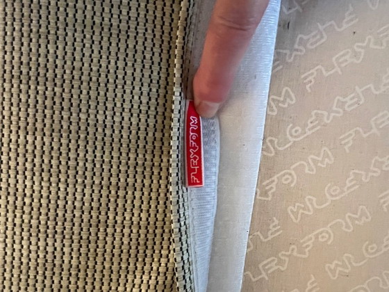 Image 1 of Flexform Cestone composizione angolare/2 panche con poggiapiedi