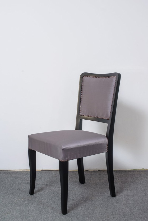 Art Deco Eetkamerstoelen, jaren 20, set van 4 (photo 2 of 4)