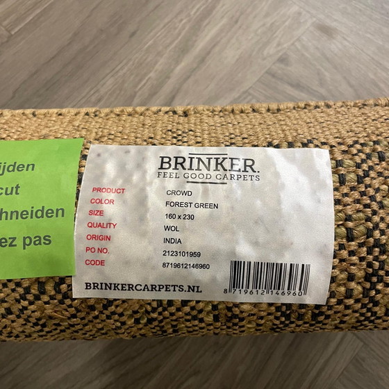 Image 1 of Brinker Carpets Jute Crowd rug - 160x230 forest green