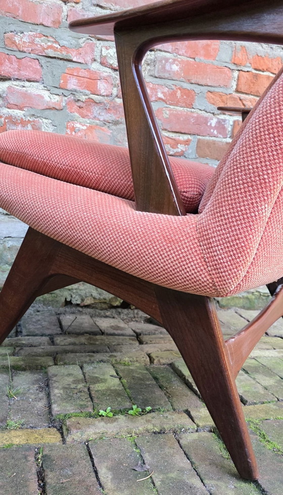 Poltrona di design vintage Karl Edvard Korseth, LK Hjelle, Poltrone, Legno, Altro, Marrone (foto 8 di 13)
