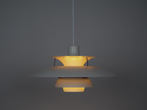 Lampe pendante danoise PH 5 par Poul Henningsen, Louis Poulsen, 1958