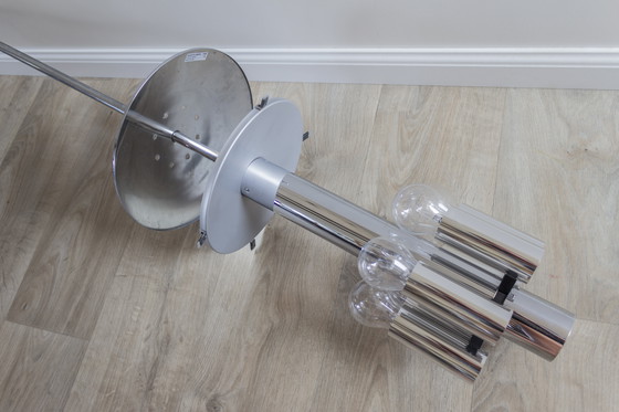 Image 1 of 1 of 2 XXL Glashütte Limburg pendant lamp - model 4105 - 1970s vintage