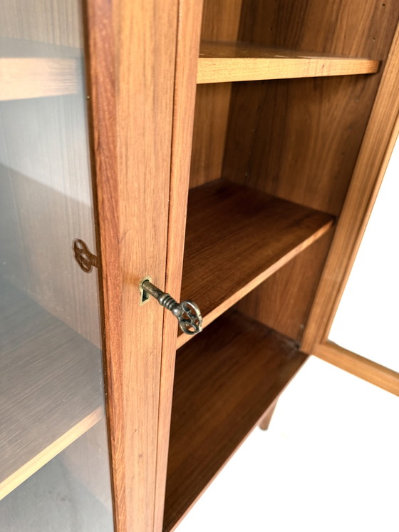 Image 1 of Vintage teakhouten vitrinekast, Brouer Møbelfabrik ‘60