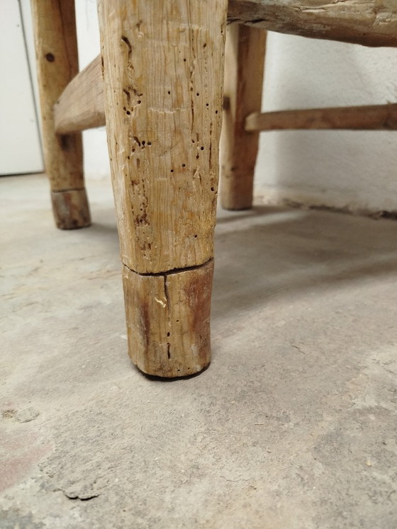 Sedia/Chauffeuse antica per caminetto (1875-1880 circa) – Arte popolare primitiva / Wabi-Sabi (photo 14 of 17)
