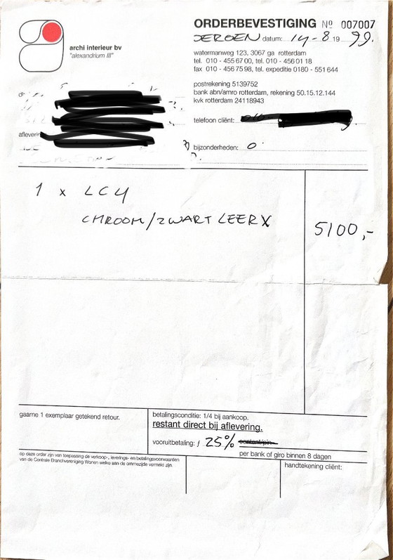 Image 1 of LC4 Corbusier