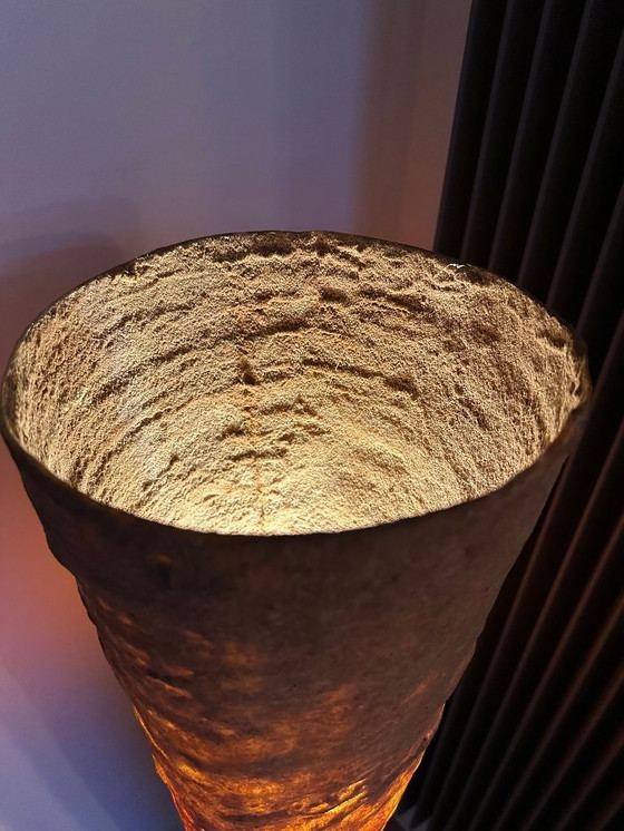 Image 1 of Handmade vintage floor lamp 90s, Carreño Angel Fermín - Kunstatelier La Rocha