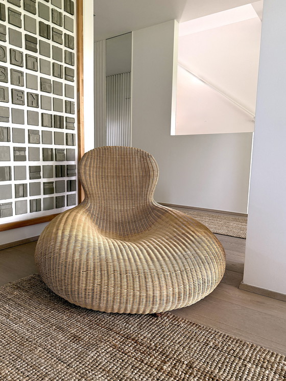 Image 1 of Vintage lounge chair. Storvik. Carl Öjerstam for Ikea. Wicker chair. Chaise longue. Wicker. Studio Design. 2001–2005