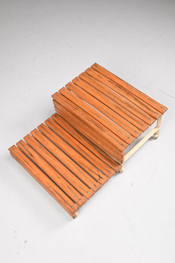 Antique step stool or plant table (photo 9 of 9)