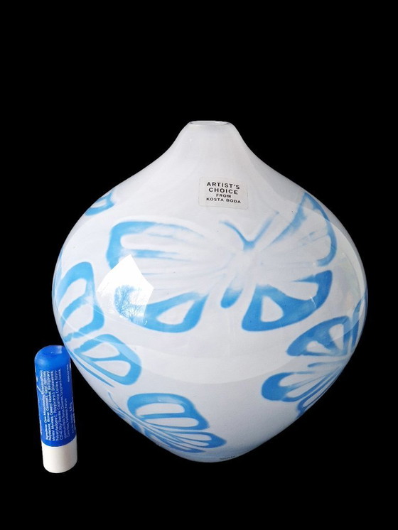 Image 1 of Kosta Boda - "Papi" vaas van Olle Brozén - Artist's Choice - 4708 gram!