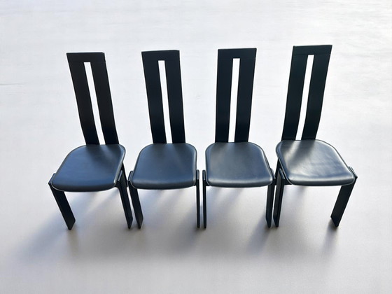 Image 1 of 4x Designer chairs by Pietro Costantini - Italy, 1970s