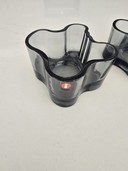 Iitala Supports de cire 2x Bleu foncé