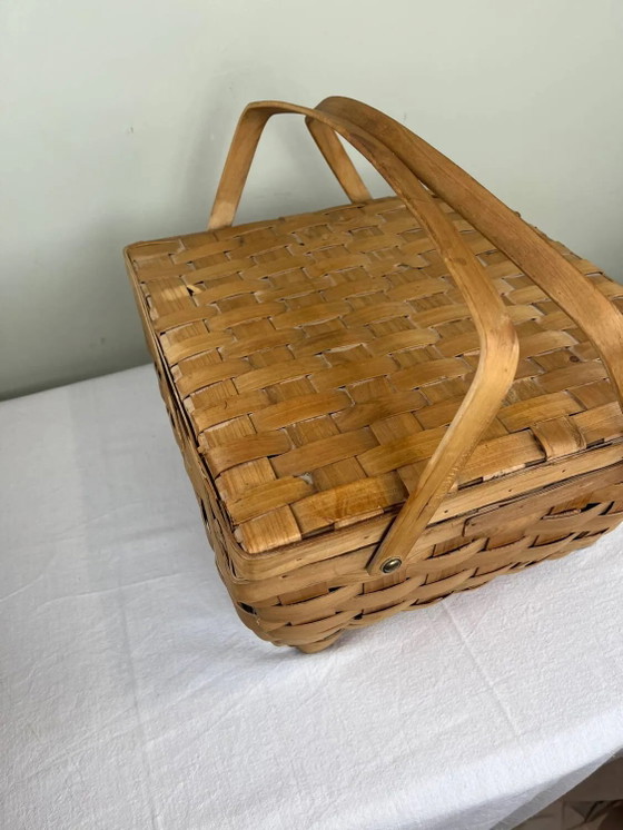 Grand Basket vintage – Decorative Objects, Wicker, Rattan (photo 4 of 10)