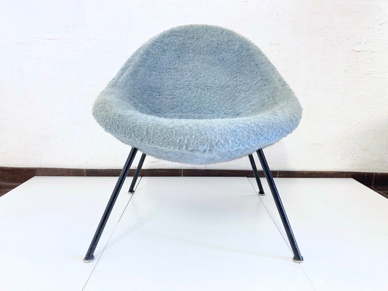Image 1 of 50s Mid Century fauteuil ontwerp Fritz Neth voor Correcta