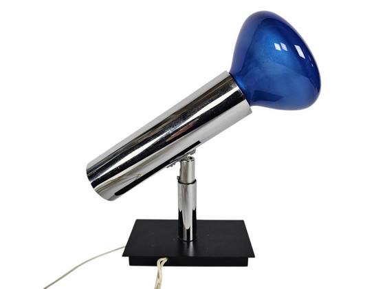 Image 1 of OMI - Koch & Lowy - Space Age - muur//wandspot - chroom - metaal - 3e kwart 20e eeuw