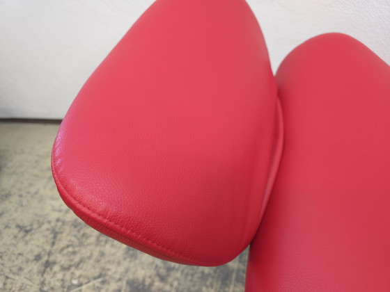 Image 1 of Poltrona Cassina Dodo, poltrona di design, poltrona in pelle, poltrona girevole, reclinabile, come nuova