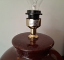 Lampada da tavolo in ceramica in stile barattolo di zenzero asiatico