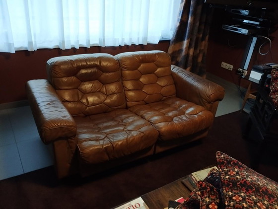 Image 1 of de Sede Ensemble 3-Sitzer-Sofa; 2-Sitzer und Hocker