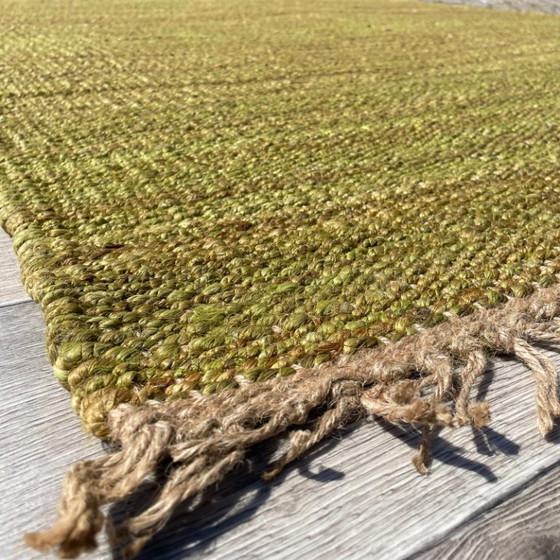 Image 1 of Alfombra verde Slam de yute Festival de Brinker Carpets - 200 x 290 cm