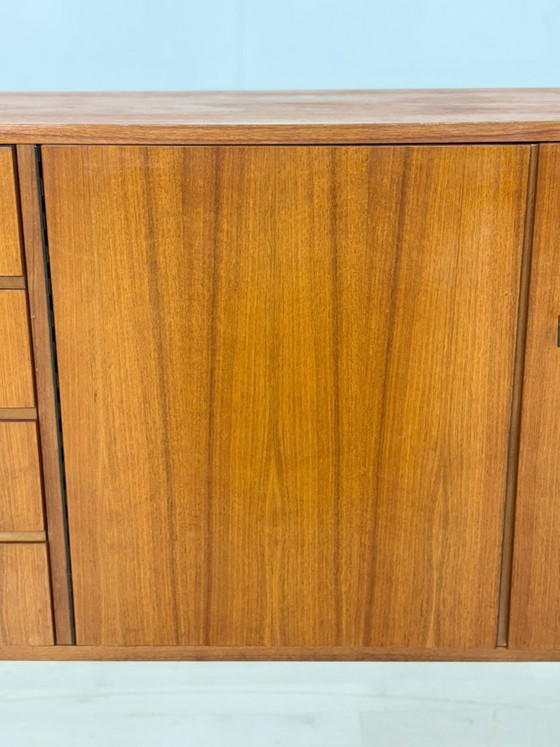 Buffet en teck style années 60 | Commode style années 60 | Design allemand | Meuble TV – Wood (photo 5 of 10)