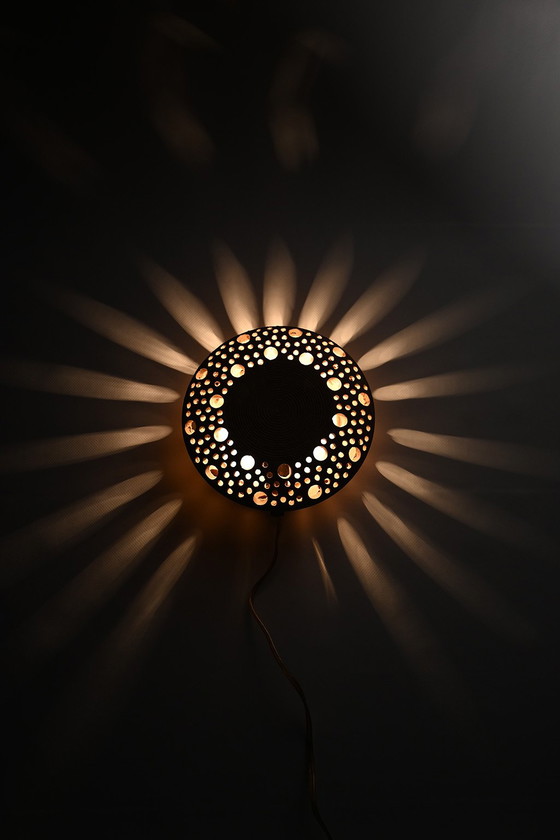 Image 1 of Danish ceramic wall lamp