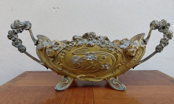 Image 1 of Bronze Planter, Claude Bonnefond