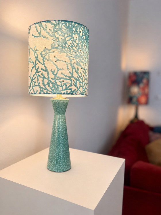 Image 1 of Very narrow Scheurich vase lamp - cordless - sideboard lamp