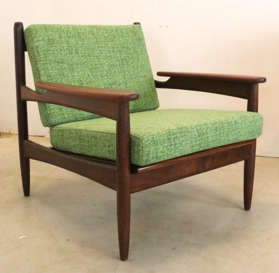 Image 1 of Vintage fauteuil stoel nieuw gestoffeerd 'Rozendaal' 