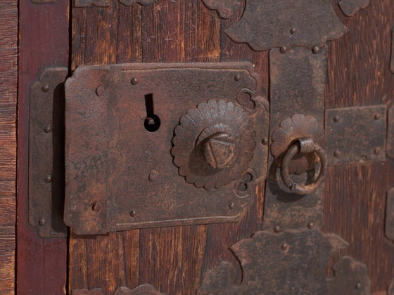 Antico cassettone giapponese da mercante (Choba-dansu) in legno Keyaki – Periodo Meiji-Taisho (c.1880–1920) (photo 22 of 40)