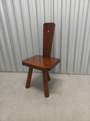 Sedia da latte in stile brutalista degli anni '60