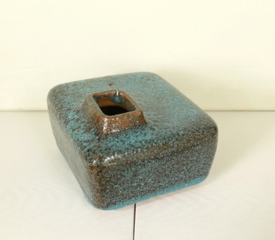 Pieter Groeneveldt MCM Blockvase, Kaminvase, 1950er/1960er Jahre – Vasen, Ceramic (photo 2 of 17)