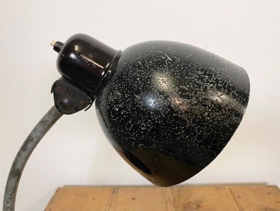 Image 1 of Schwarze Industrietischlampe, 1950er Jahre