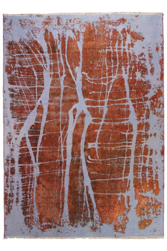 Image 1 of Vintage handgemaakt vloerkleed 256x185 cm