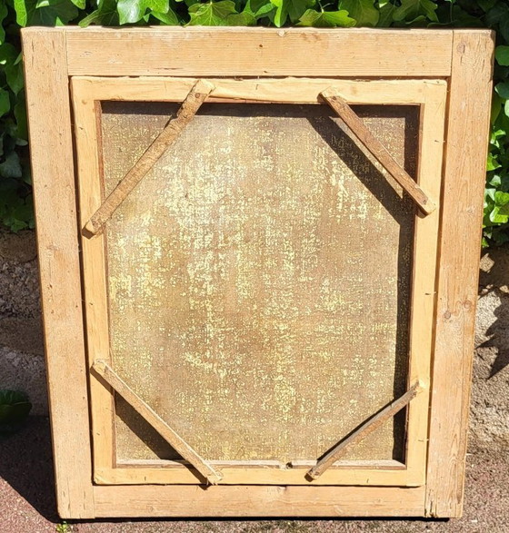 Image 1 of Antiek olieverfschilderij op doek uit de 19e eeuw, portret van een jonge man.