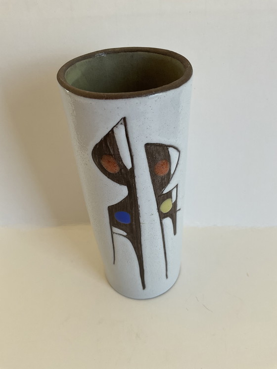 Image 1 of Vase Boonstra 60s with Stylized Animal Figures