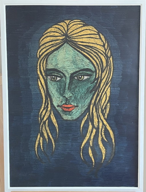 Rudi Pillen - Portret – schilderijen tekeningen, Wood (photo 2 of 8)