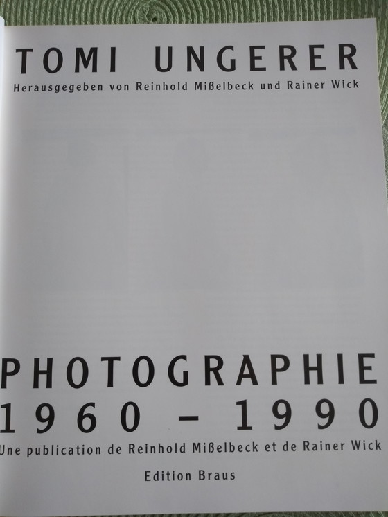Image 1 of Tomi Ungerer FOTOGRAFIA 1960-1990, con firma/dedica, RARA, tedesco/francese