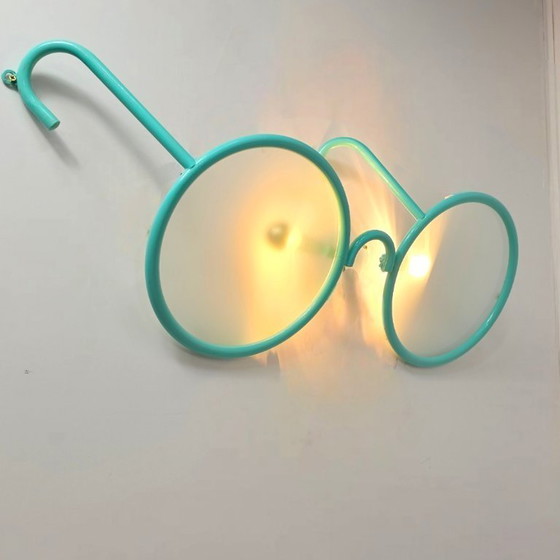 Image 1 of Wandlamp L’isola Che Non C’è popart bril jaren 80 