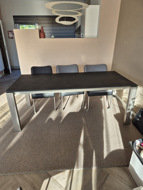 Image 1 of Bert Plantagie dining table with 6 chairs