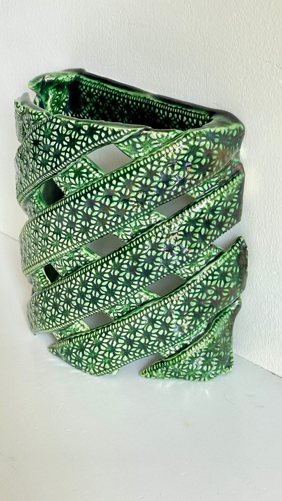 Image 1 of Vintage keramische wandlamp