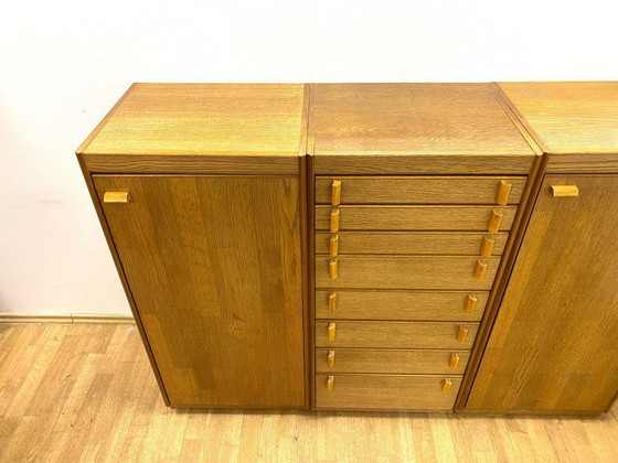 Image 1 of Vintage Cabinets with Drawers, Czech Design, 1980s