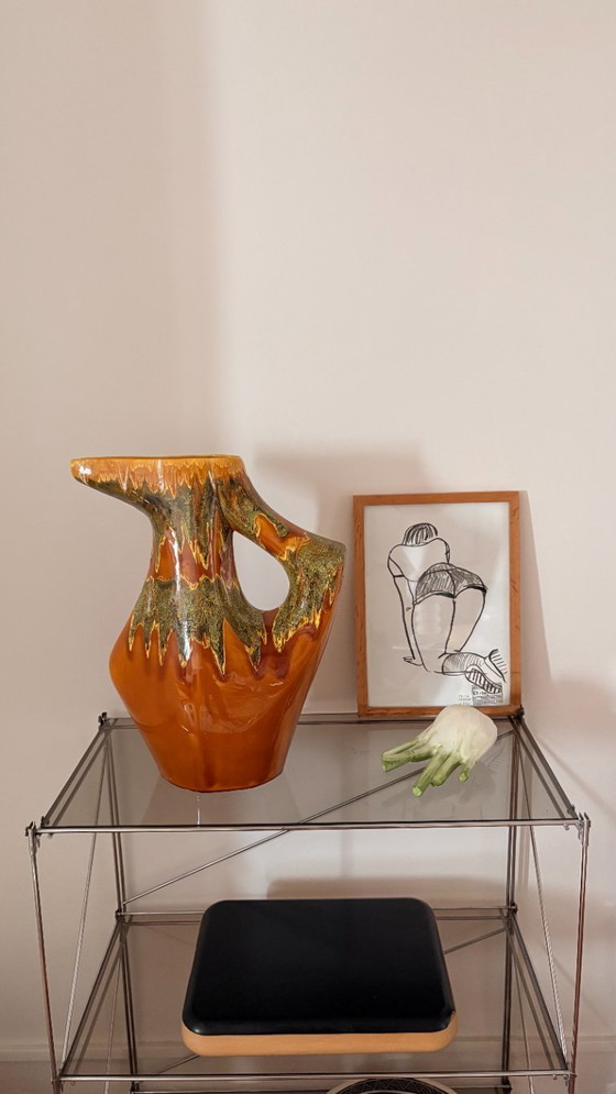 Image 1 of Ceramic pitcher circa 1950