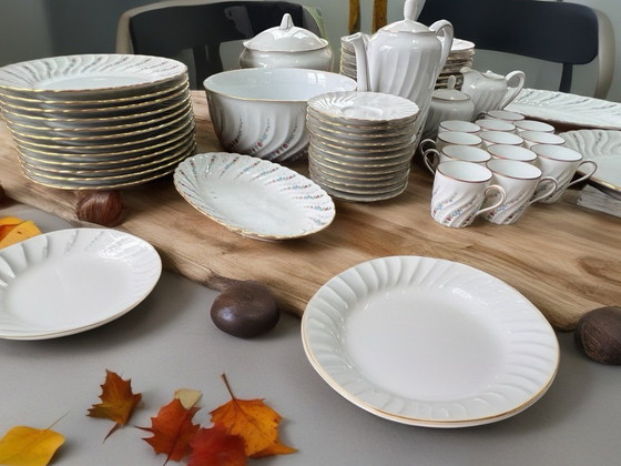 Image 1 of Richard Ginori - Table service for 12 people (68) - Quelque fleur - Porcelain