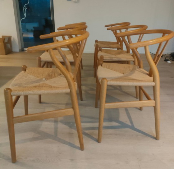 Image 1 of Carl Hansen & Søn - Hans J. Wegner - Sedia per sala da pranzo (6)