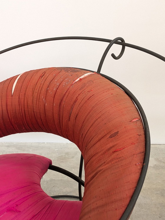 Image 1 of Driade - Cinzia Ruggeri & Francesco Soro - Armchair (2) - Megathon - Iron, Fabric