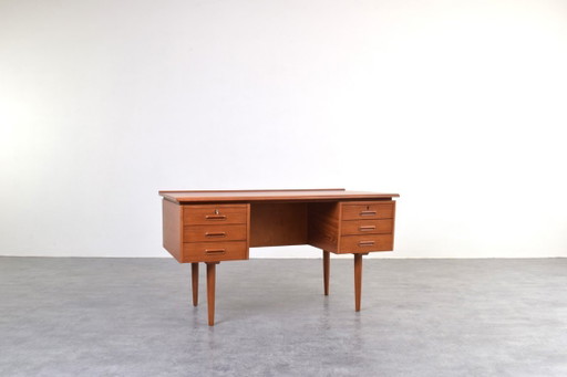 Mid-Century Danish Teak Executive Desk, 1960s.