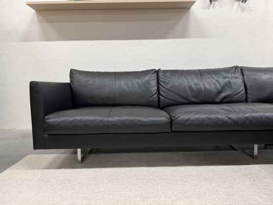 Image 1 of Montis Axel Corner Sofa Black Leather